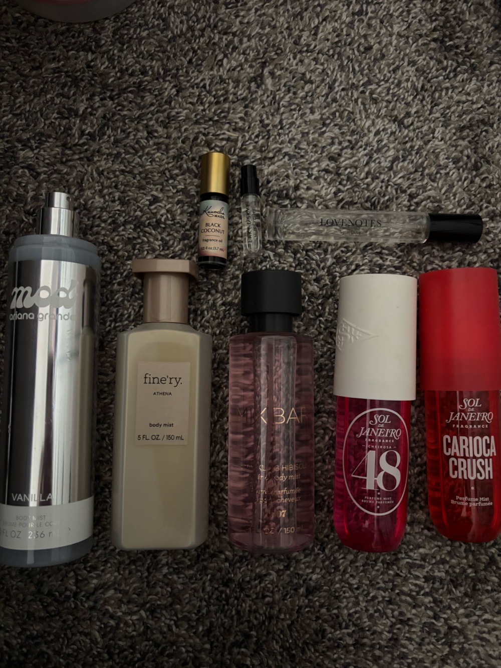 Fragrance and Body Mist Bottles
